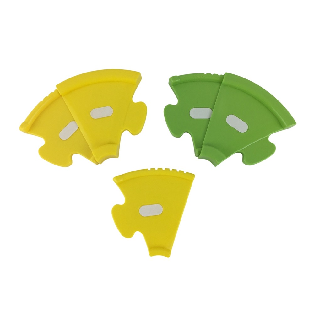 Vtech Go Go Smart Wheels Track 5pc Yellow Green 90 Degree Curved Adjustable